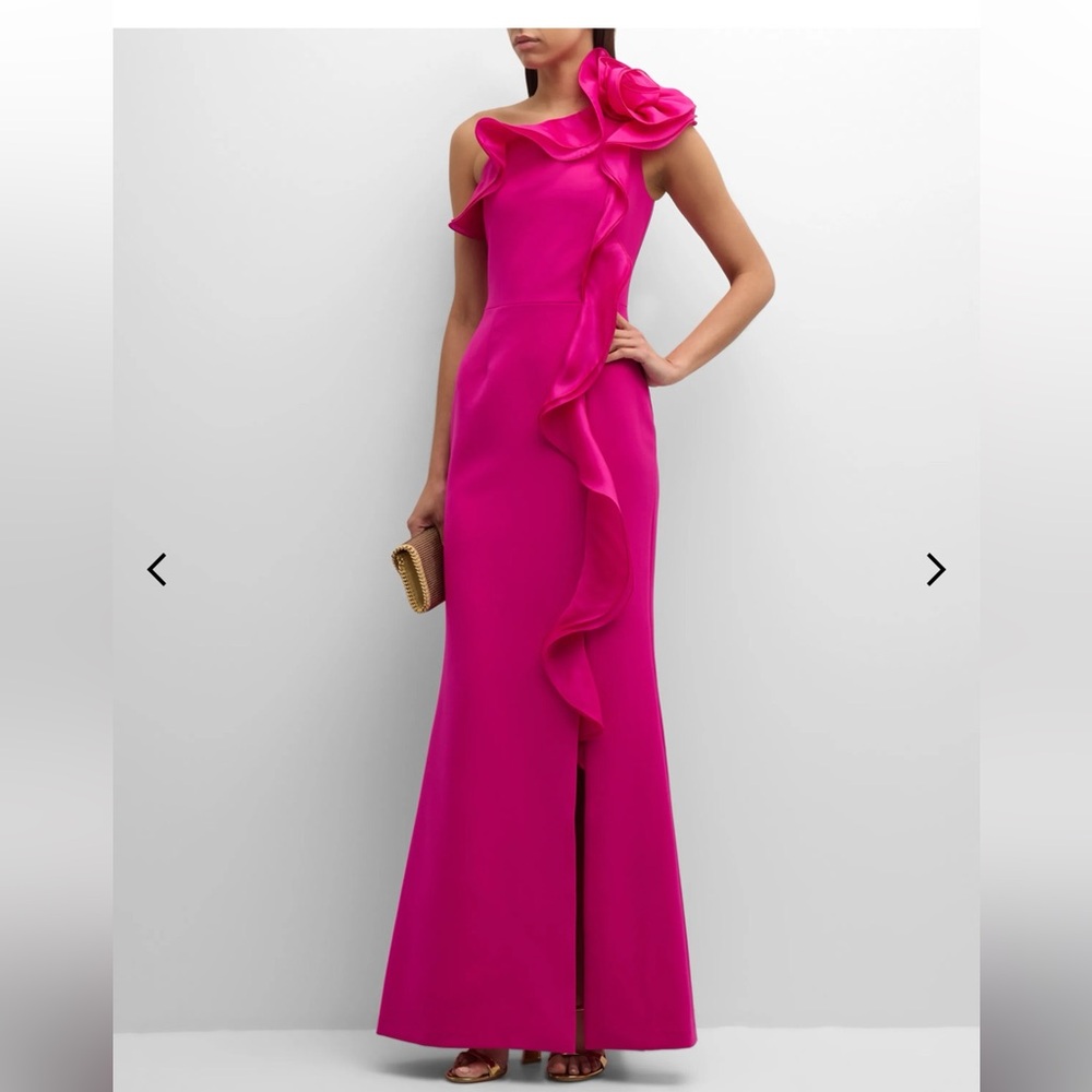 Elegant Pink Evening Gown